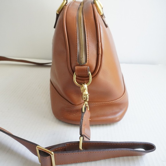 ONA The Chelsea Fashion Camera Shoulder Bag Brown Leather Dome Padded crossbody‎